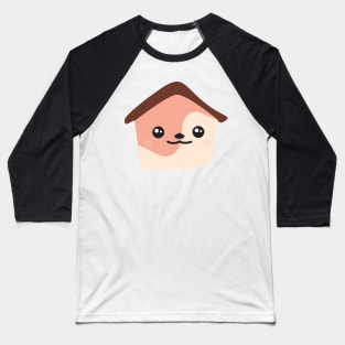 chubby pink house man Baseball T-Shirt